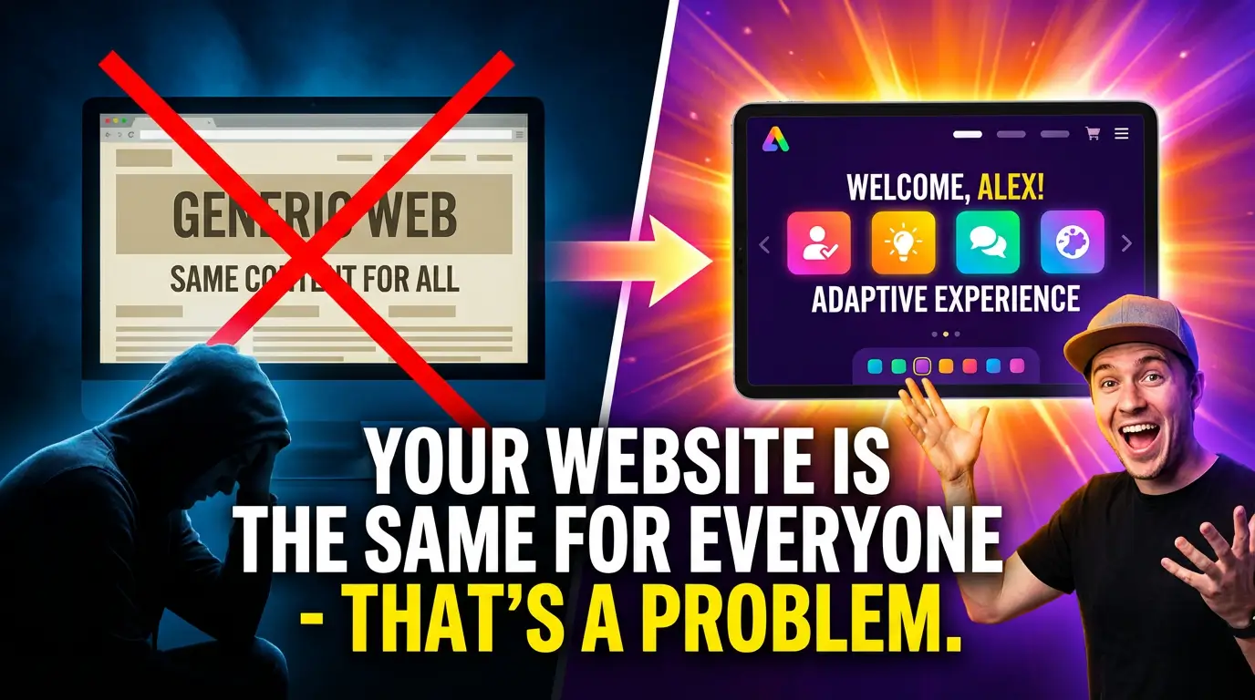Static, one-size-fits-all websites are losing ground fast. Adaptive web design, where pages change based on who's visiting and what they need, is how serious businesses are winning in 2026.