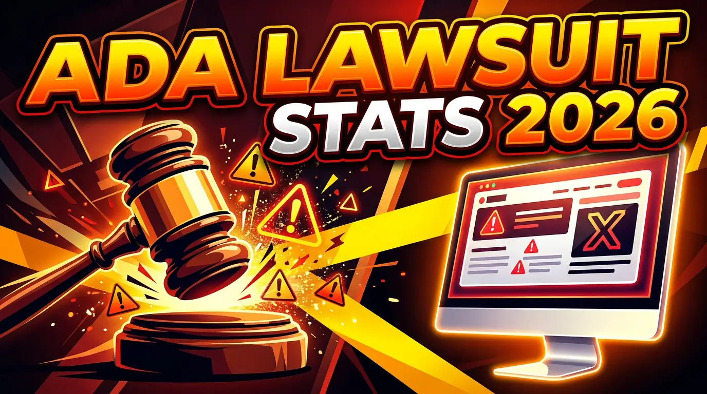 Current ADA website lawsuit statistics, compliance deadlines, overlay risks, and a practical risk-reduction checklist for business owners and web teams.