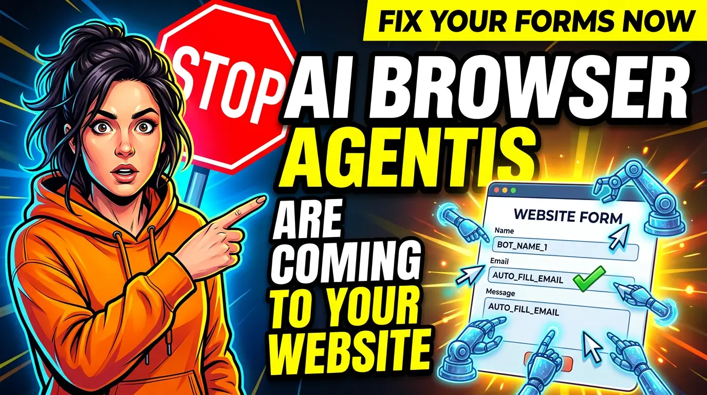 AI browser agent friendly forms checklist for small business websites