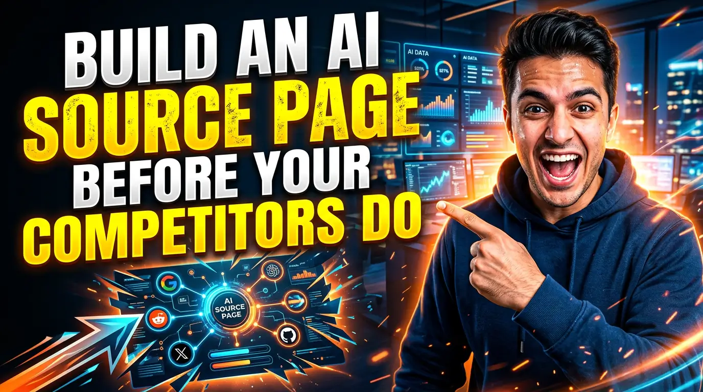 AI source page strategy for small business websites and search visibility