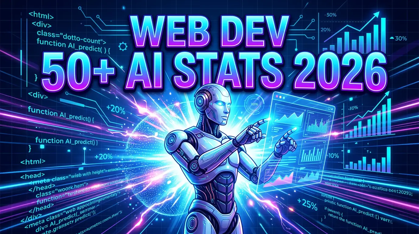 50+ AI in Web Development Statistics for 2026 (The Complete Data Roundup)