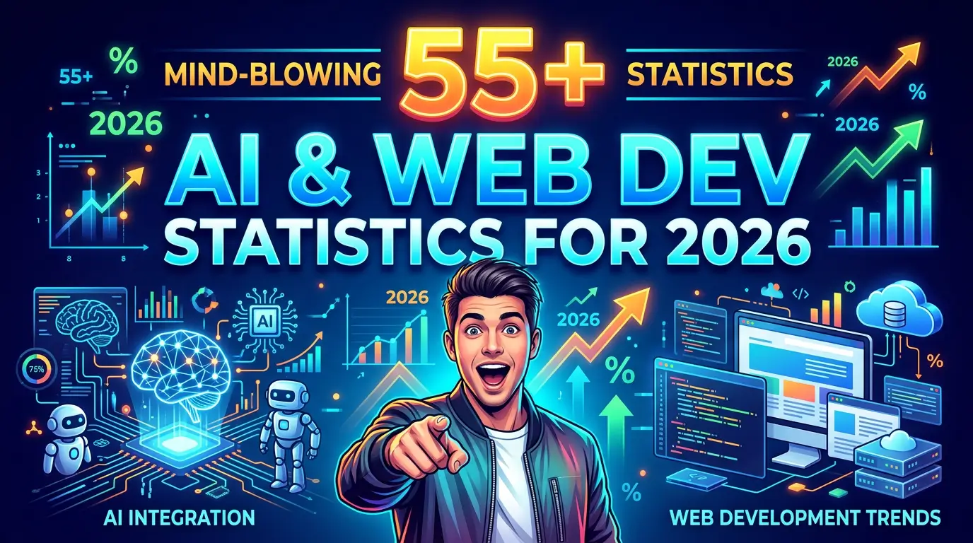 AI and Web Development: 55+ Statistics Every Business Owner Needs to Know in 2026