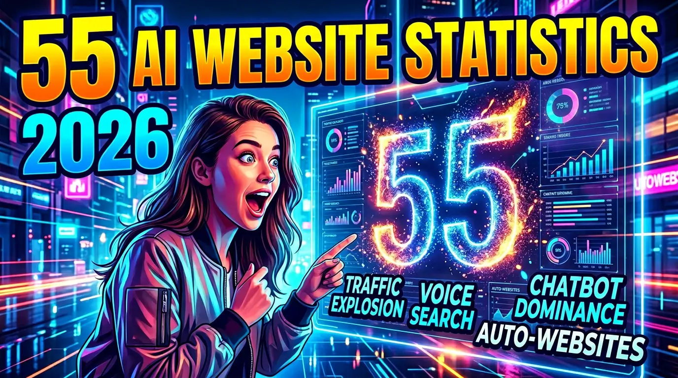 55 AI Website Statistics Every Business Owner Should Know in 2026
