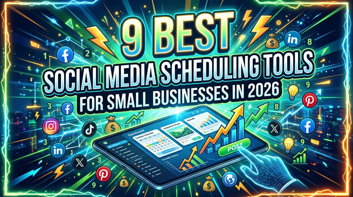 Stop posting manually. These 9 social media scheduling tools save hours every week and help small business owners stay consistent without hiring an agency.