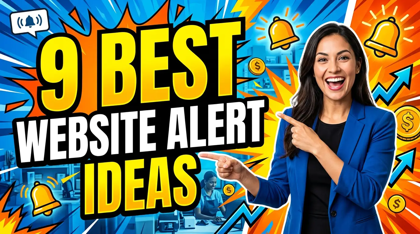 Use these website alert ideas to help your sales team spot hot leads faster, follow up at the right moment, and stop valuable inquiries from getting buried.