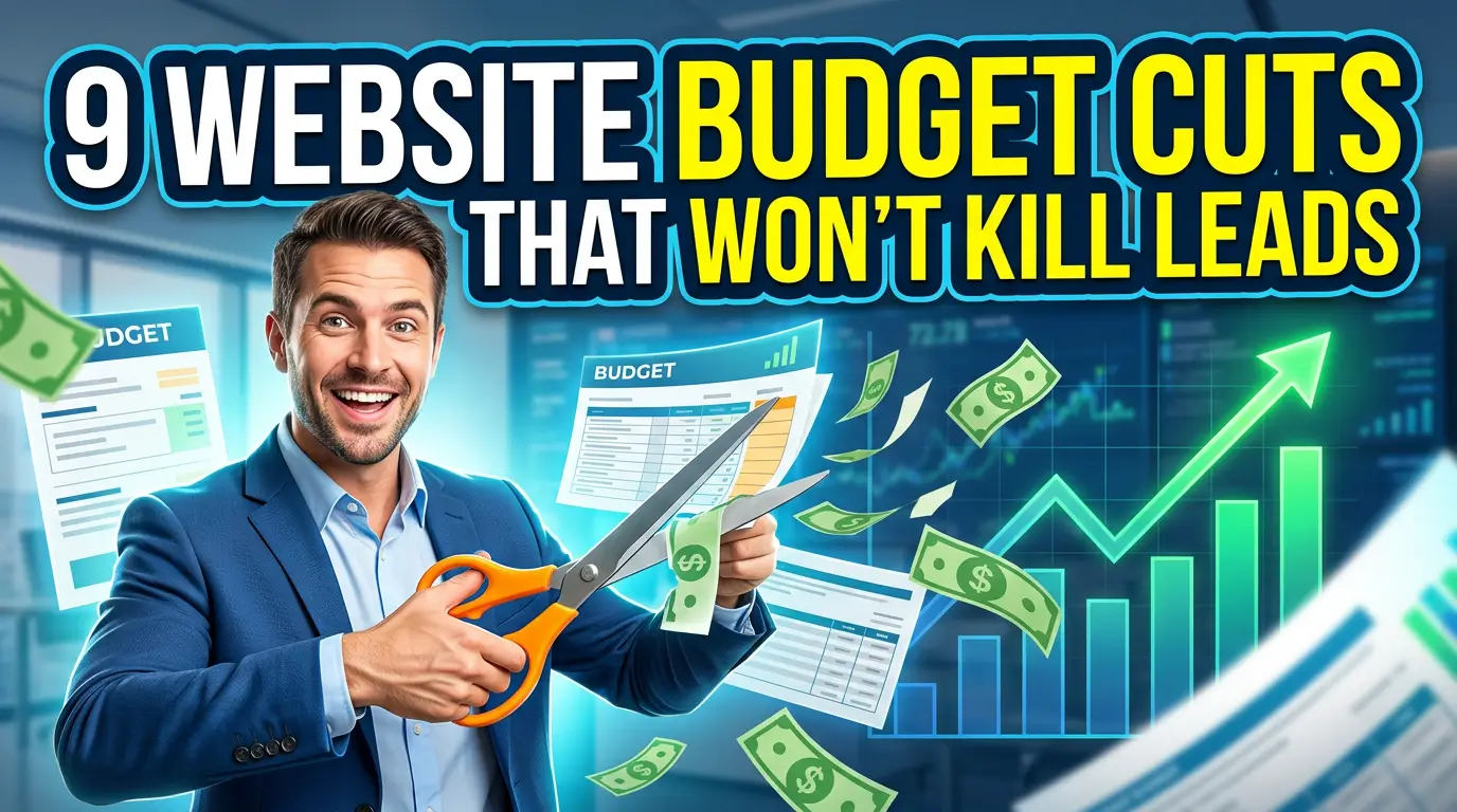 9 Best Website Budget Cuts for Small Businesses That Won't Kill Leads
