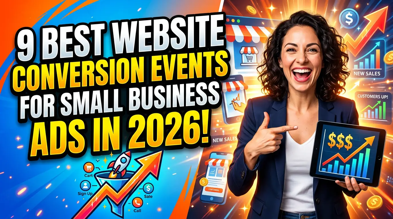 9 Best Website Conversion Events for Small Business Ads in 2026