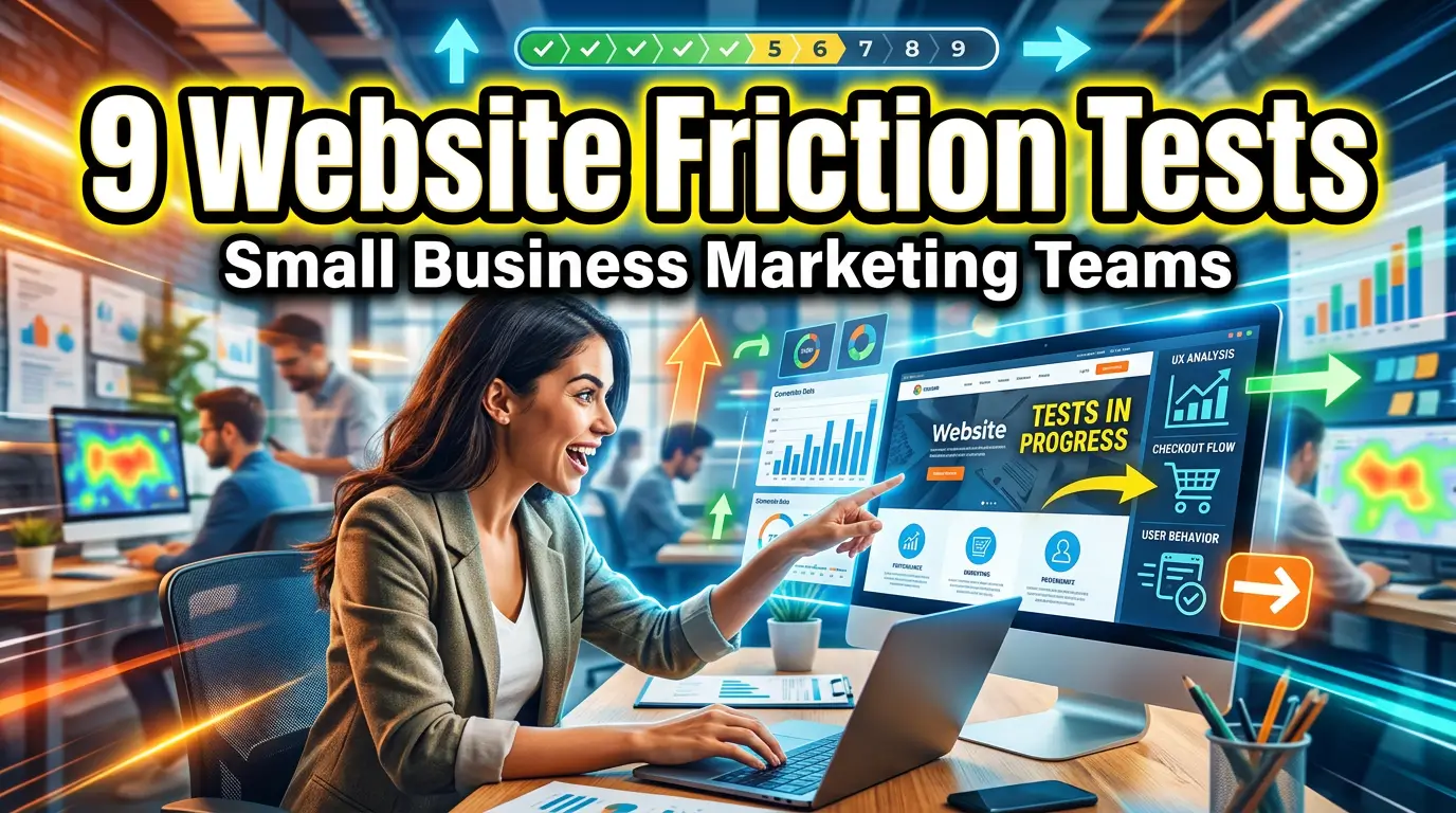 Use these practical website friction tests to find the points where prospects get confused, slow down, abandon forms, or choose a competitor.