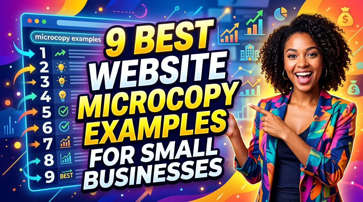 9 Best Website Microcopy Examples for Small Business Websites