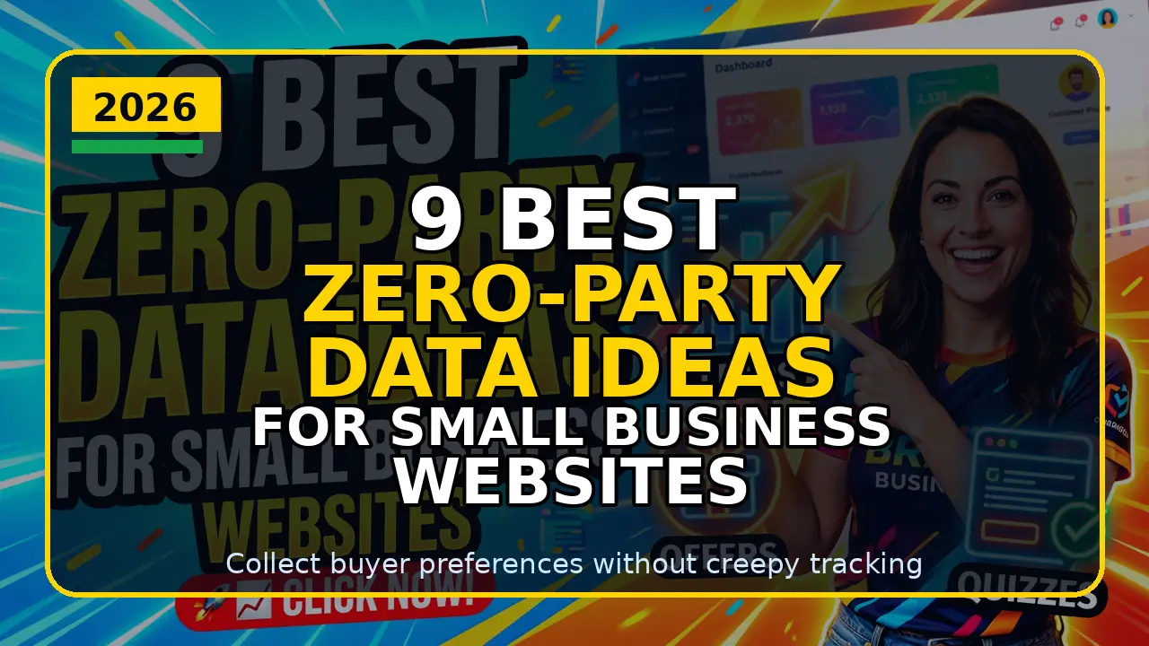 Use these zero-party data ideas to collect buyer preferences, route better leads, and personalize your small business website without creepy tracking.