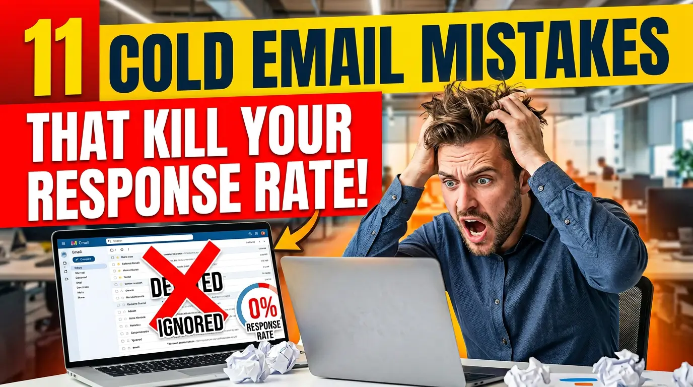 11 Cold Email Mistakes That Kill Your Response Rate (And What to Do Instead)