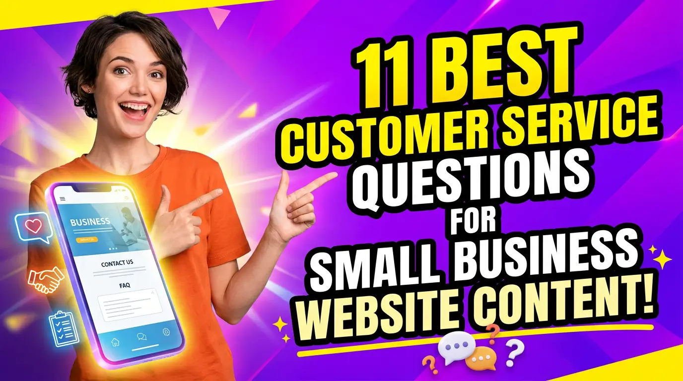 Customer service questions turned into website content