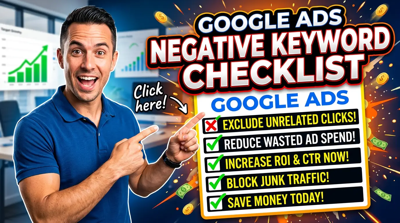Google Ads Negative Keyword Checklist for Small Businesses