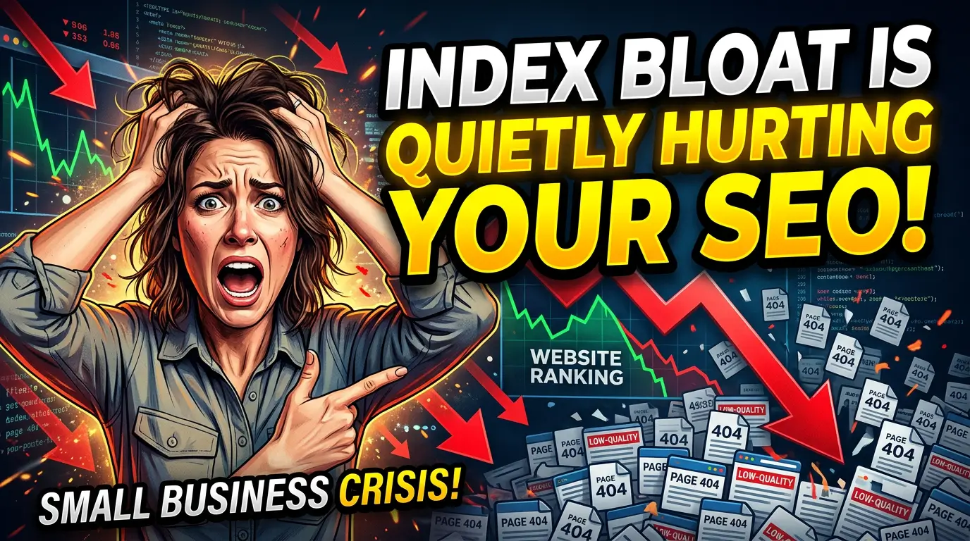 Index bloat cleanup for small business SEO