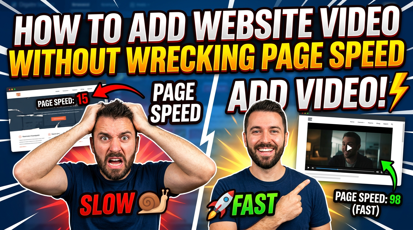 How to Add Website Video Without Wrecking Page Speed