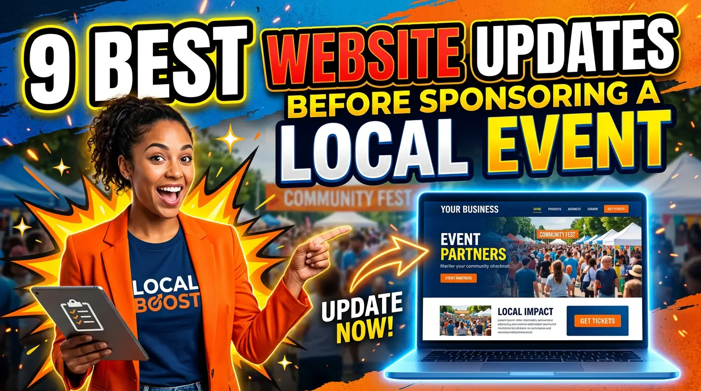 9 Best Website Updates Before Sponsoring a Local Event