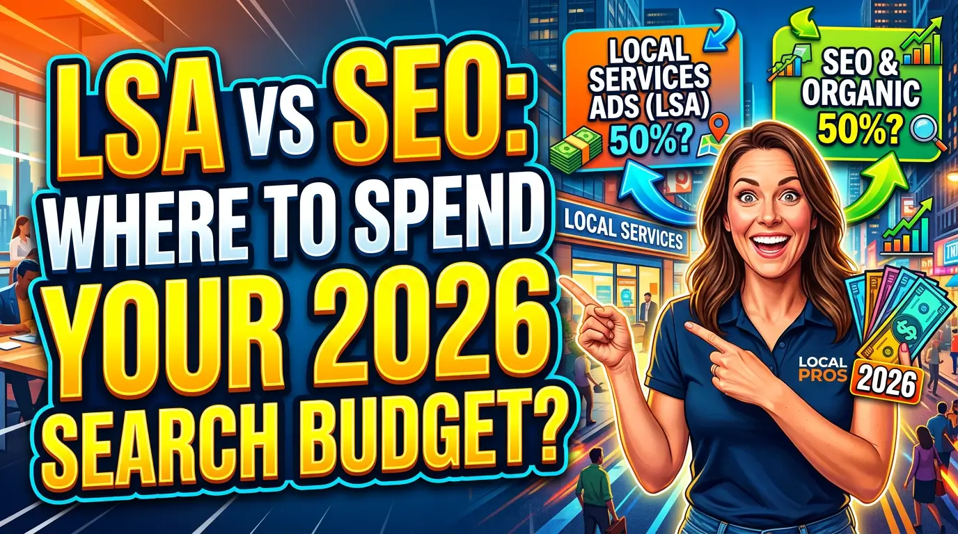 Local Services Ads and SEO budget strategy for small businesses in 2026