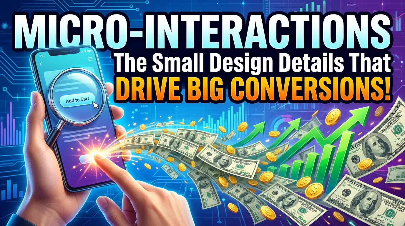 Micro-Interactions: The Small Design Details That Drive Big Website Conversions