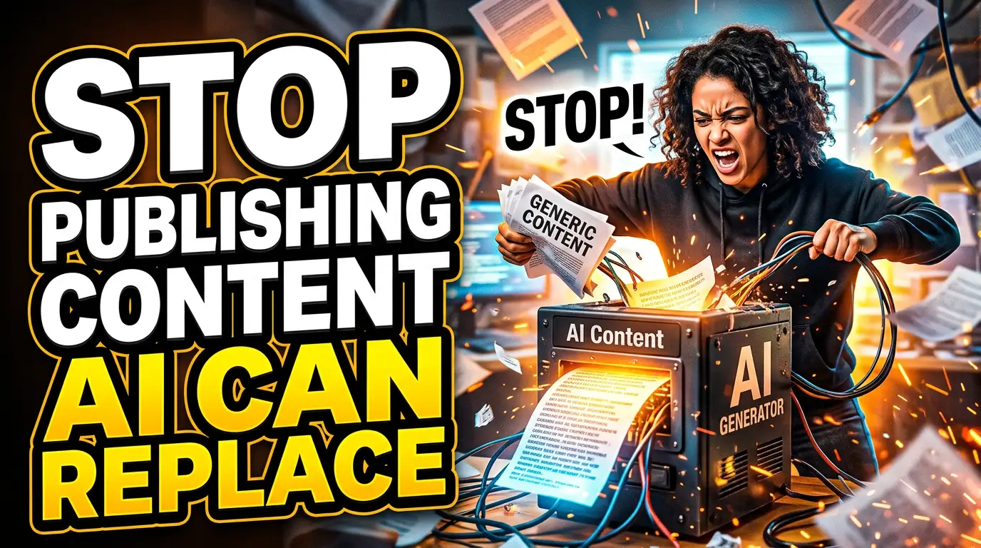 Non-commodity SEO content strategy showing unique expertise that AI search engines cannot easily replace