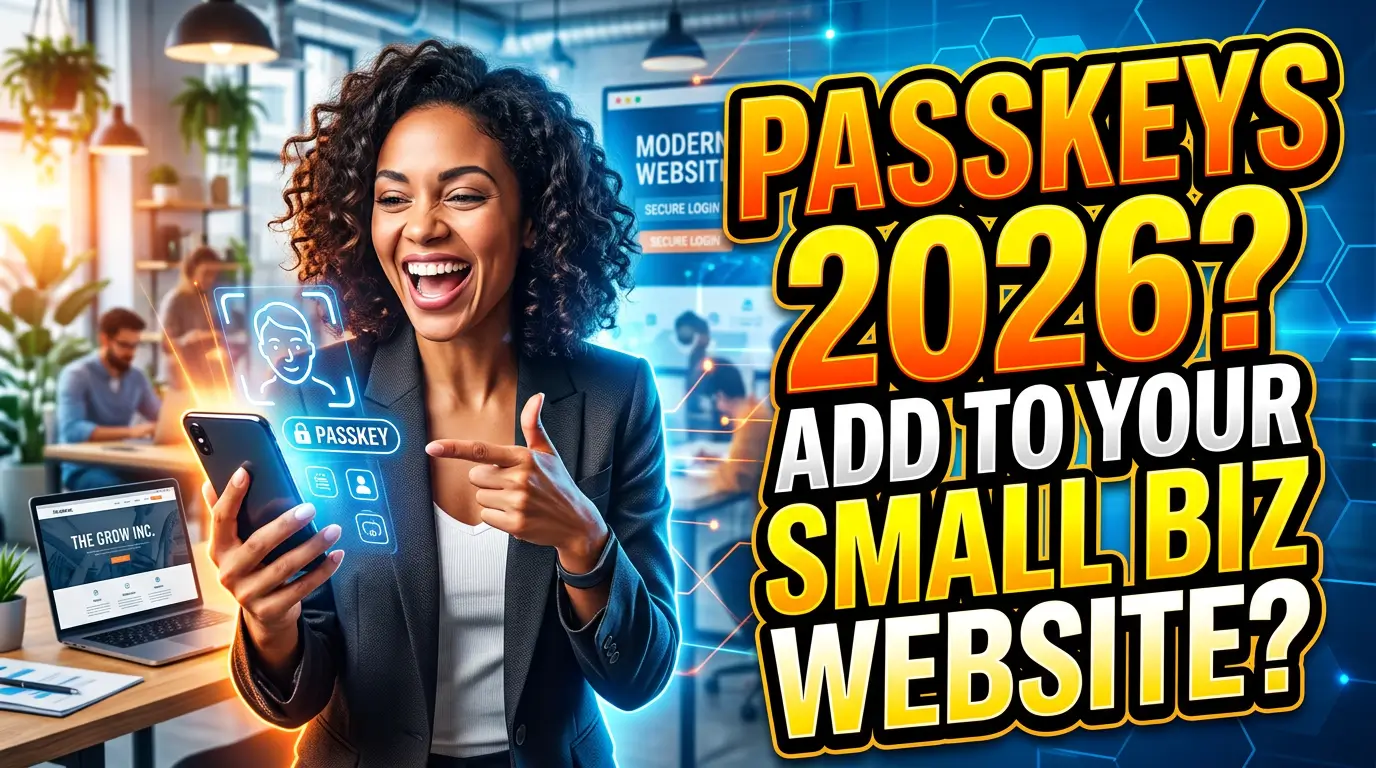 Should Your Small Business Website Add Passkeys in 2026?