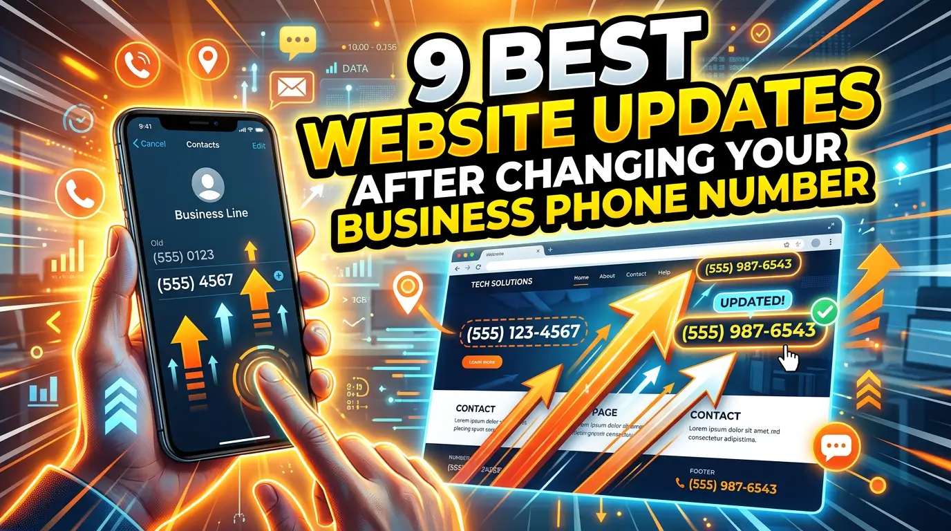 9 best website updates after changing your business phone number
