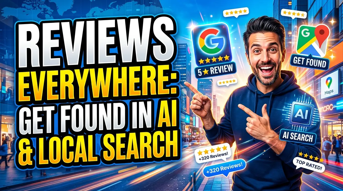 Reviews everywhere local AI search strategy for small businesses