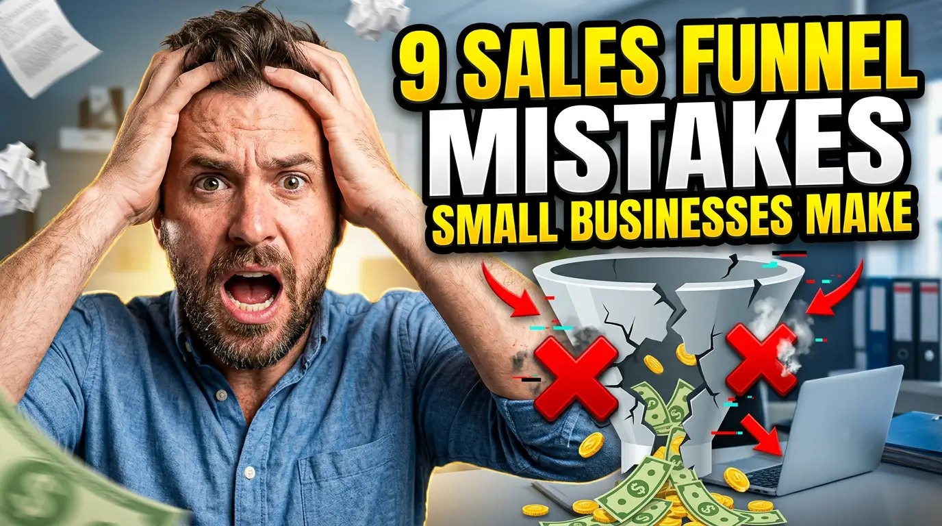 9 Sales Funnel Mistakes Small Businesses Make (And How to Fix Them)