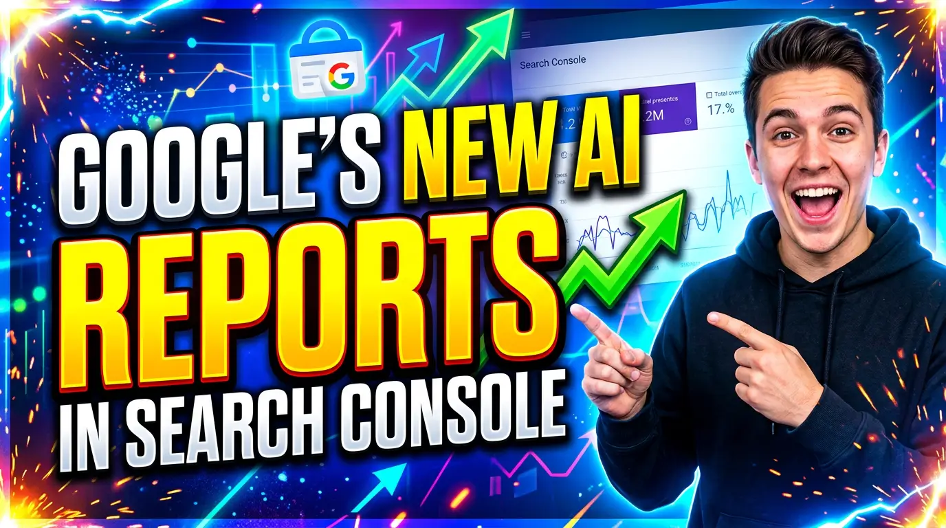 Google Search Console AI reports dashboard for small business SEO visibility