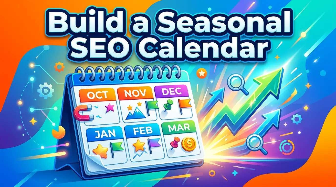 Build a Seasonal SEO Calendar Before Customers Start Searching