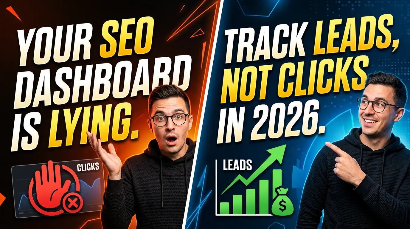 Your SEO Dashboard Is Lying. Track Leads, Not Clicks, in 2026.