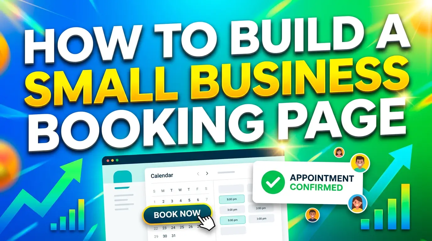 How to Build a Small Business Booking Page That Gets More Appointments in 2026