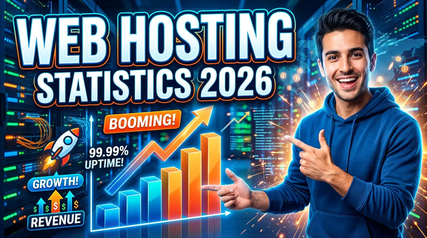 Web Hosting Statistics 2026: Market Share, Cost, Uptime & Speed