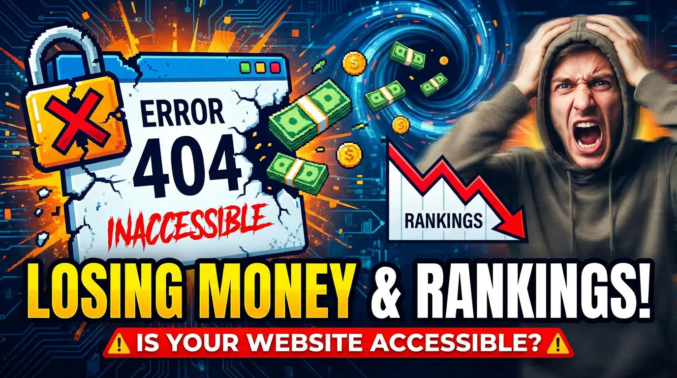 Web accessibility isn't just a legal checkbox. Sites that meet WCAG standards see 23% more organic traffic, rank for 27% more keywords, and tap into a $13 trillion market. Here's why fixing your site's accessibility is one of the best business decisions you'll make this year.