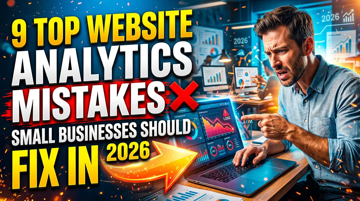 9 Top Website Analytics Mistakes Small Businesses Should Fix in 2026