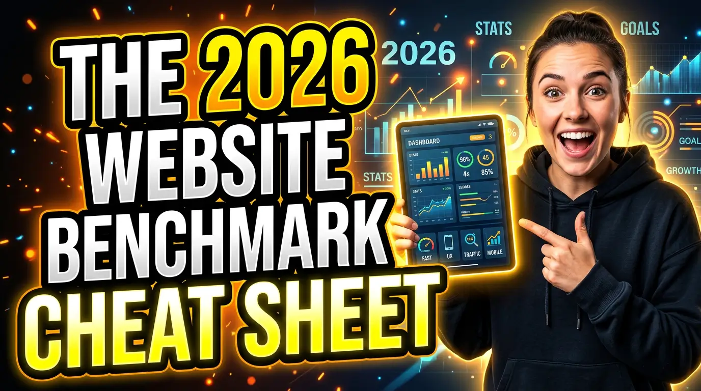 The 2026 Website Benchmark Cheat Sheet: 37 Numbers to Grade Any Business Website