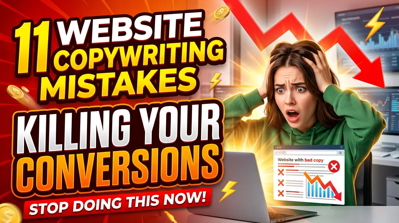 11 Website Copywriting Mistakes That Are Killing Your Conversions
