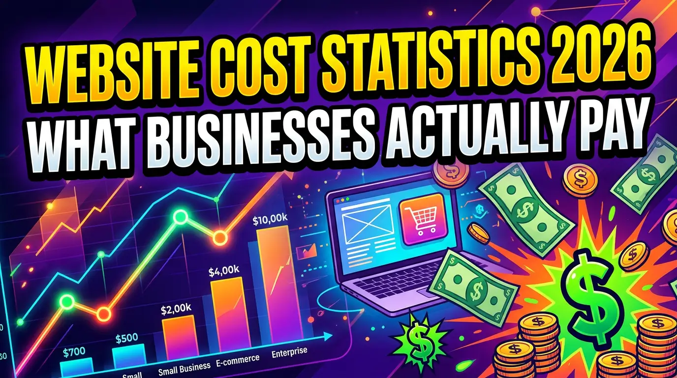 55+ Website Cost Statistics in 2026: What Businesses Actually Pay
