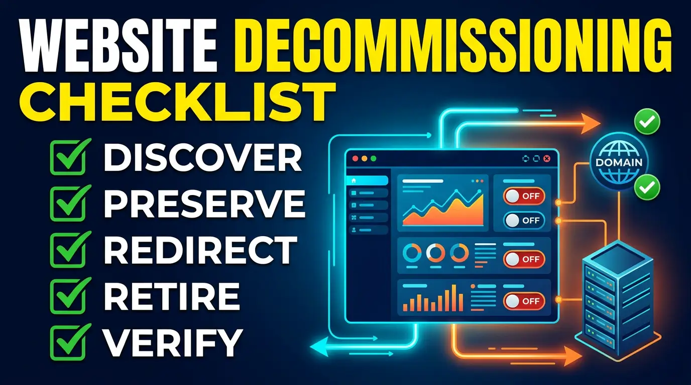 Website Decommissioning Checklist: A 5-Phase Shutdown Plan for 2026