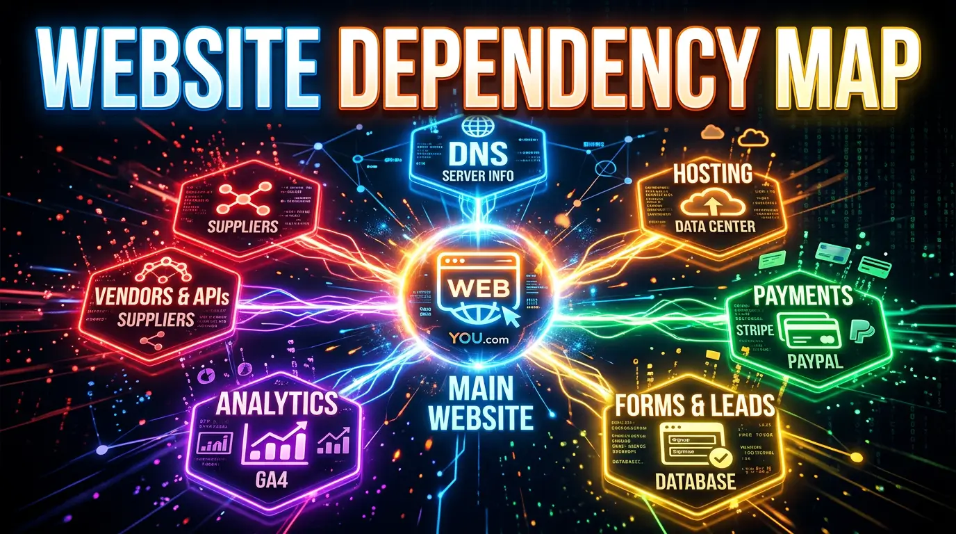 Website Dependency Map Template: Find Every Vendor, Script, Login, and Failure Point