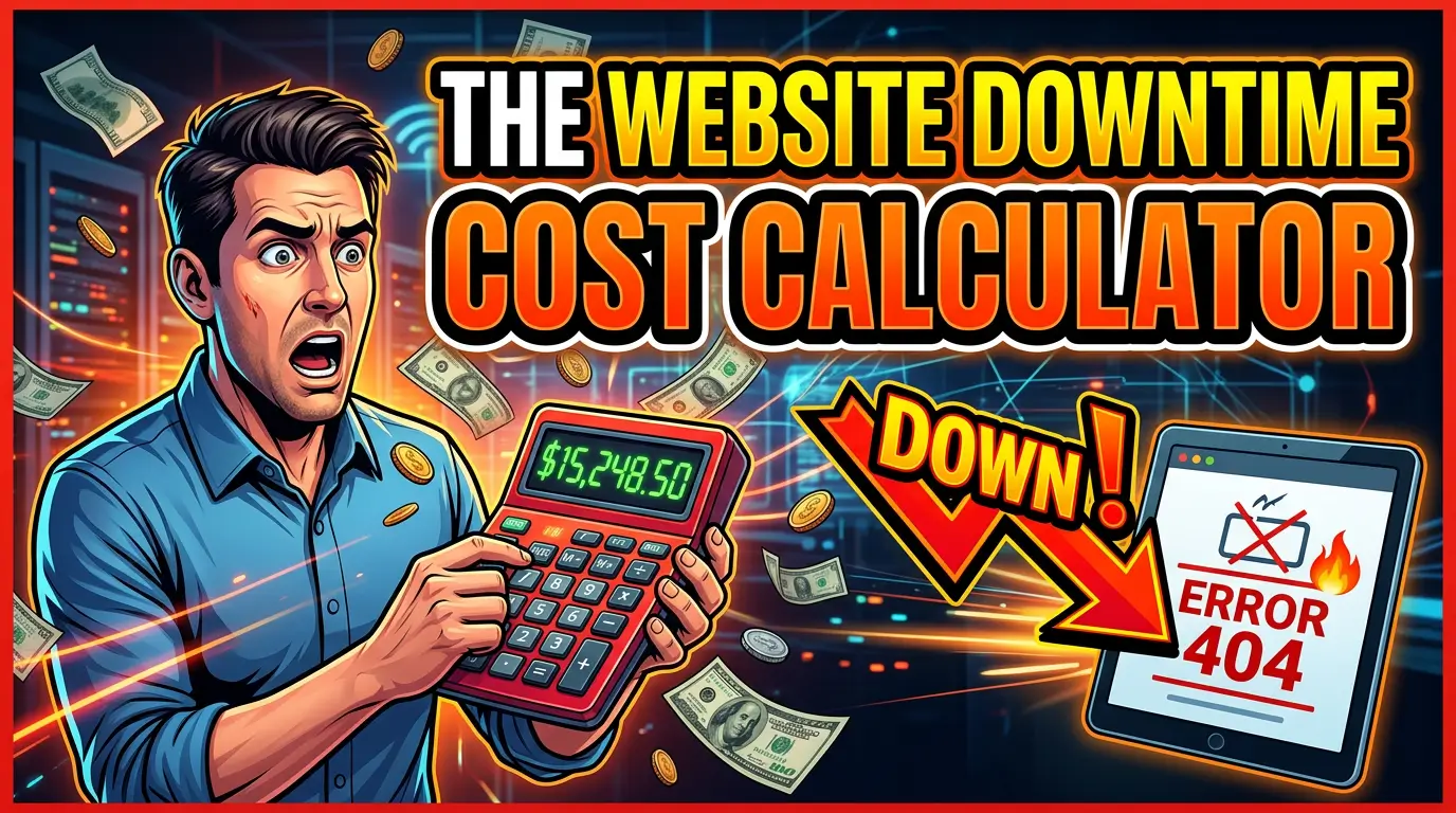 The Website Downtime Cost Calculator: How Much One Bad Hour Really Costs