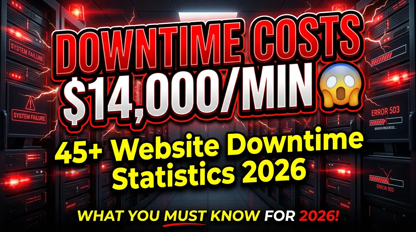 45+ Website Downtime Statistics That Will Make You Check Your Uptime (2026)