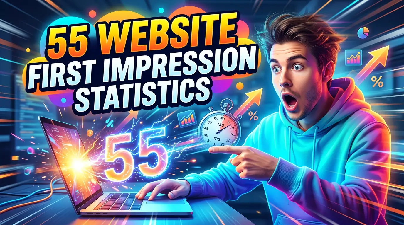 55 Website First Impression Statistics That Will Make You Rethink Your Homepage (2026)