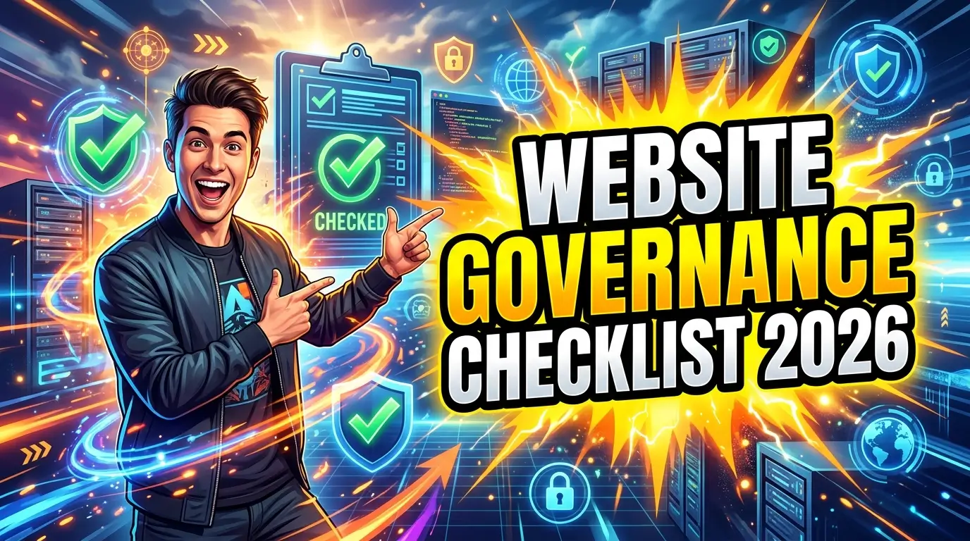 Website Governance Checklist 2026: The Owner's Operating System for a Safer, Faster Site