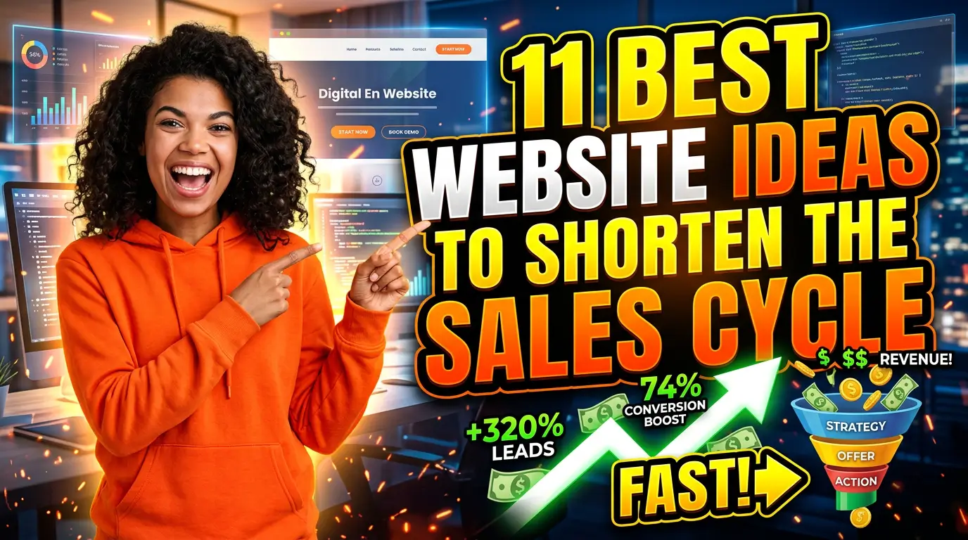 11 Best Website Ideas to Shorten the Sales Cycle for Service Businesses