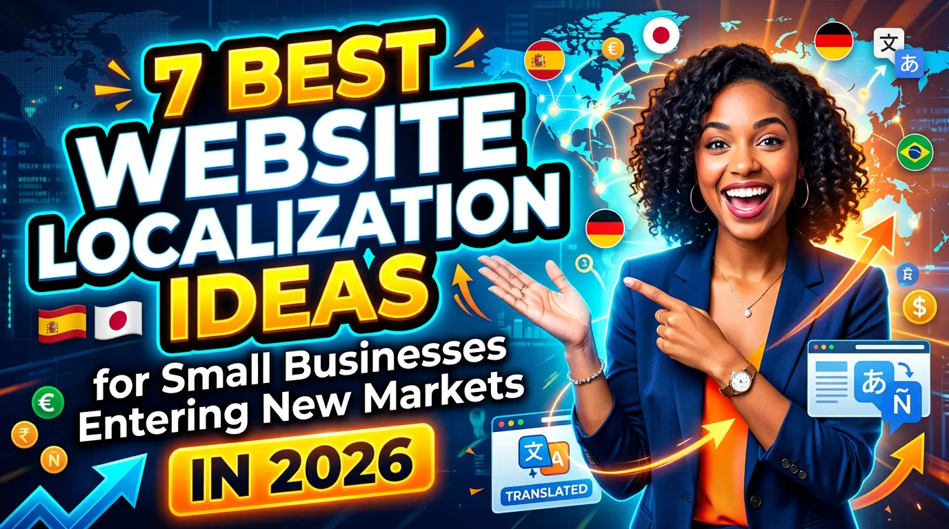If you're trying to sell outside your home market, translation is only the first step. These website localization ideas help small businesses build trust, reduce friction, and turn international visitors into leads and customers.