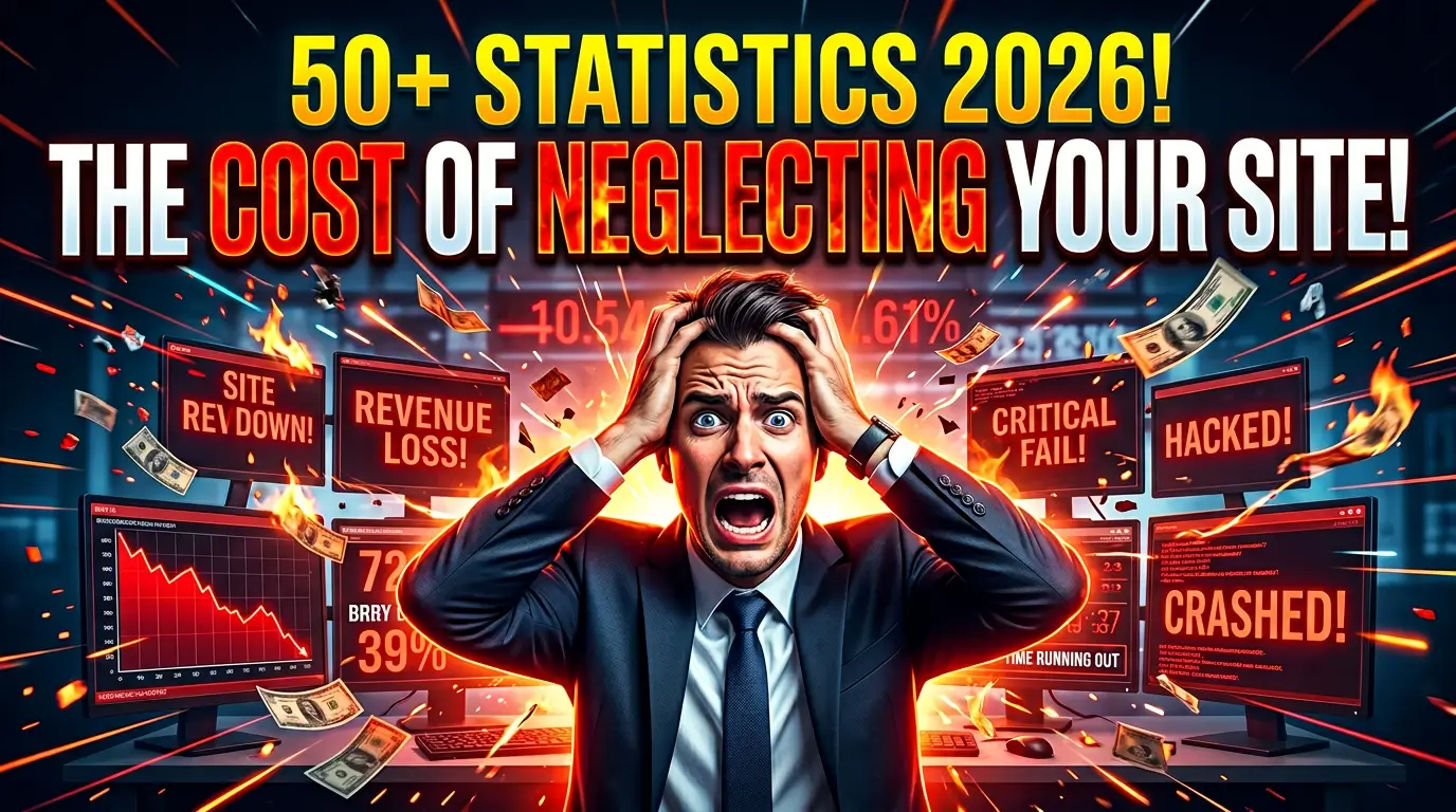 50+ Website Maintenance Statistics 2026: The Cost of Neglecting Your Site