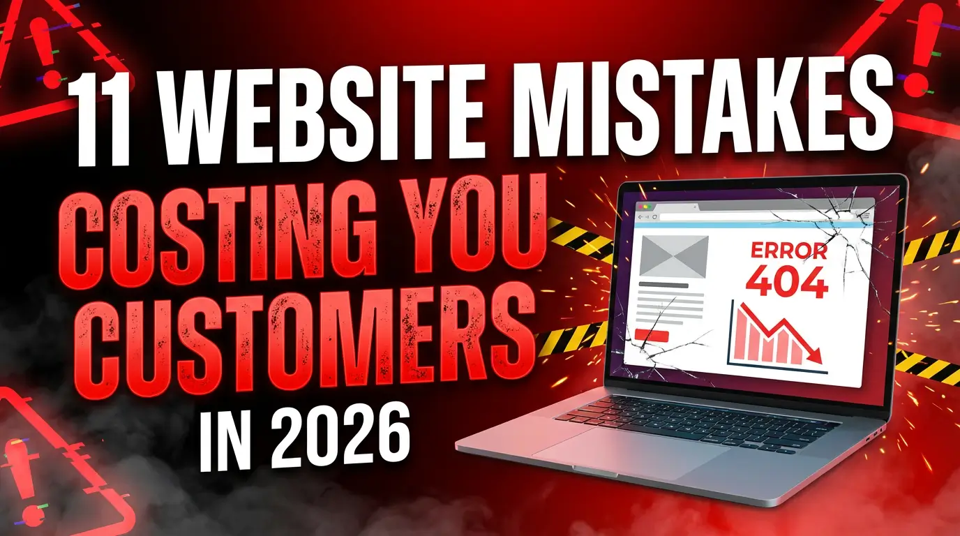 Your website might be quietly driving away potential customers without you knowing. These 11 costly mistakes could be hurting your bottom line right now.
