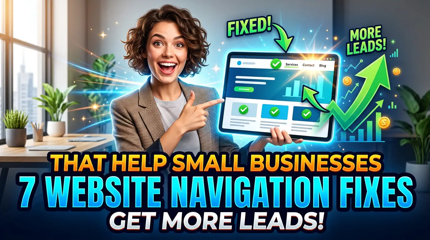 7 Website Navigation Fixes That Help Small Businesses Get More Leads