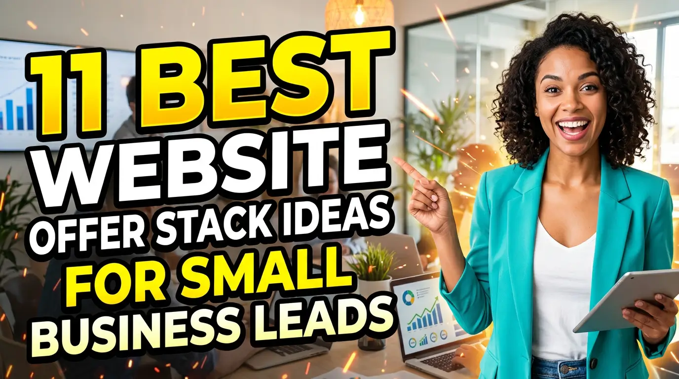 A stronger offer stack helps visitors understand the value, proof, risk reversal, and next step before they ask for pricing or book a call.