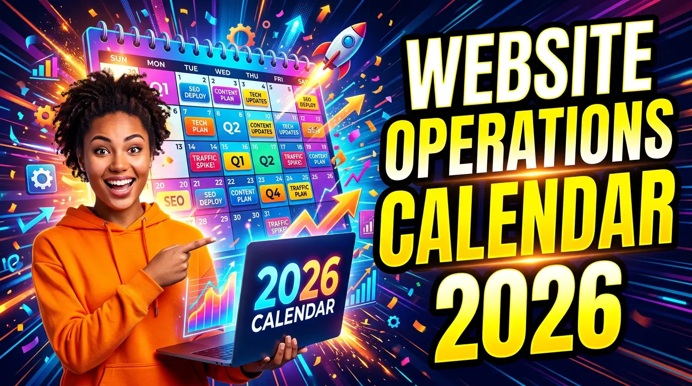 Website Operations Calendar 2026: What to Check Every Month
